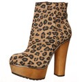 Betsey Johnson Women's 'Maybill' Leopard Platform Booties
