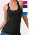 Illusion Microfiber Racerback Tank Top