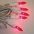 Good Tidings 10425 Light Set Ultimate Litelock 70 Pink White Wire