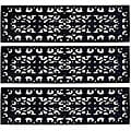 Fleur Di Lys Step Mat Recycled Rubber Doormat (Set of Three)