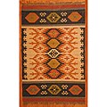 Indo Tribal Kilim Wool Rug (4' x 6')