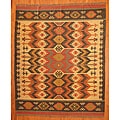 Indo Tribal Kilim Wool Rug (8' x 10')