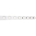 White Eight Light Vanity