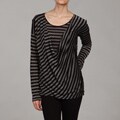 Seven7 Women's Cowl Drop Sleeve Top