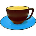 Weachtersbach Duo Curry & Azur Coffee Cups & Saucers (Set of 4)