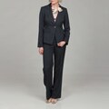 Nine West Women's Denim Blue 3-piece Pant Suit