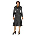 Divine Apparel Women's Novelty Fabric Skirt Suit