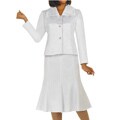 Divine Apparel Women's Novelty Fabric Skirt Suit