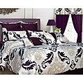 Elegance 12-piece California King-size Bed in a Bag with Deep Pocket Sheet Set