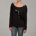Anama Women's Long-sleeve Sequin Top
