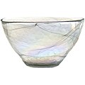 ARDA GLASS Allure Alabaster White/Pearl Set of 4 Individual Bowls