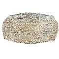 Arda Romos Pearl/Silver-plate Rectangle Trays (Set of 2)
