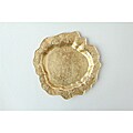 Arda Ocean Antique Gold Gilded Medium Trays (Set of 2)