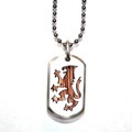 Fine Grade Pewter Bico Lion Heart Necklace