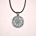 Bico Australia Fine Grade Pewter Starbright Swarovski Crystal Pendant Necklace