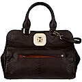 Longchamp Gatsby Embossed Leather Tote Bag