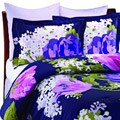 Isaac Mizrahi Purple Cotton Sateen 6-piece Queen-size Comforter Set