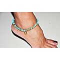 Goldtone Turquoise Anklet (Thailand)