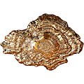 Arda Glassware Oyster Amber/Silver Plated Dishes (Set of 4) (Small)