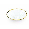 Arda Glassware Gilt 24K Gold Rim Nut Bowls (Set of 4)