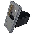 SKQUE Microsoft Zune 4GB Smoke Silicone Case with Armband