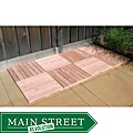36 Square Feet of Redwood Deck Tiles