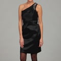 Emma & Michele Women's Black Bead Detail Dress