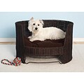 The Refined Canine Medium Wicker Dog Day Bed