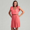 Calvin Klein Women's Wintersun Ruffled Dress