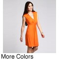 Calvin Klein Women's Twisted V-neck Dress