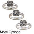 Waxing Poetic Crest Initial Ring