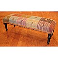Handmade Kilim Rectangular Bench (India)