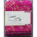 Fabric Cuts in Bright Pink and Gold
