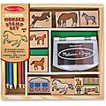 Melissa & Doug Horses Stamp Set