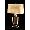 Crystal Footed Urn Lamp