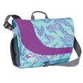 High Sierra Chip Messenger Blue Bolts/Amethyst Laptop Messenger Bag