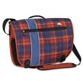High Sierra Rufus Messenger Flannel Plaid Laptop Messenger Bag