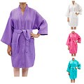 Leisureland Women's Waffle Weave Spa Robe