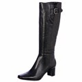 Bandolino Women's 'Adelaise' Black Mid-calf Buckle Boots FINAL SALE