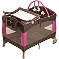 Evenflo BabySuite Select Playard in Pink Georgia Stripe