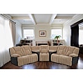 Media Sectional Three Reclining Seats
