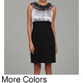 Tiana B Women's Embellished Neckline Empire Dress