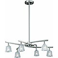 Triarch International 'Milan' 6-light Brushed Steel Chandelier