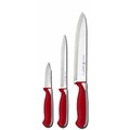 J.A. Henckels Fine-edge Synergy Red 3-Piece Completer Gift Set