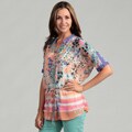 Calvin Klein Women's Abstract Dolman Sleeve Top