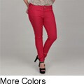 Celebrity Pink Women's Plus-size Curvy Colored Stretch Denim