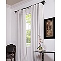 Signature Off White Velvet Blackout 108-Inch Curtain Panel
