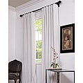 Signature Off White Velvet Blackout 96-Inch Curtain Panel