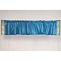 Turquoise Sari Fabric Decorative Valances (India) (Pack of 2)