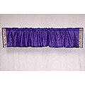 Purple Sari Fabric Decorative Valances (India) (Pack of 2)
